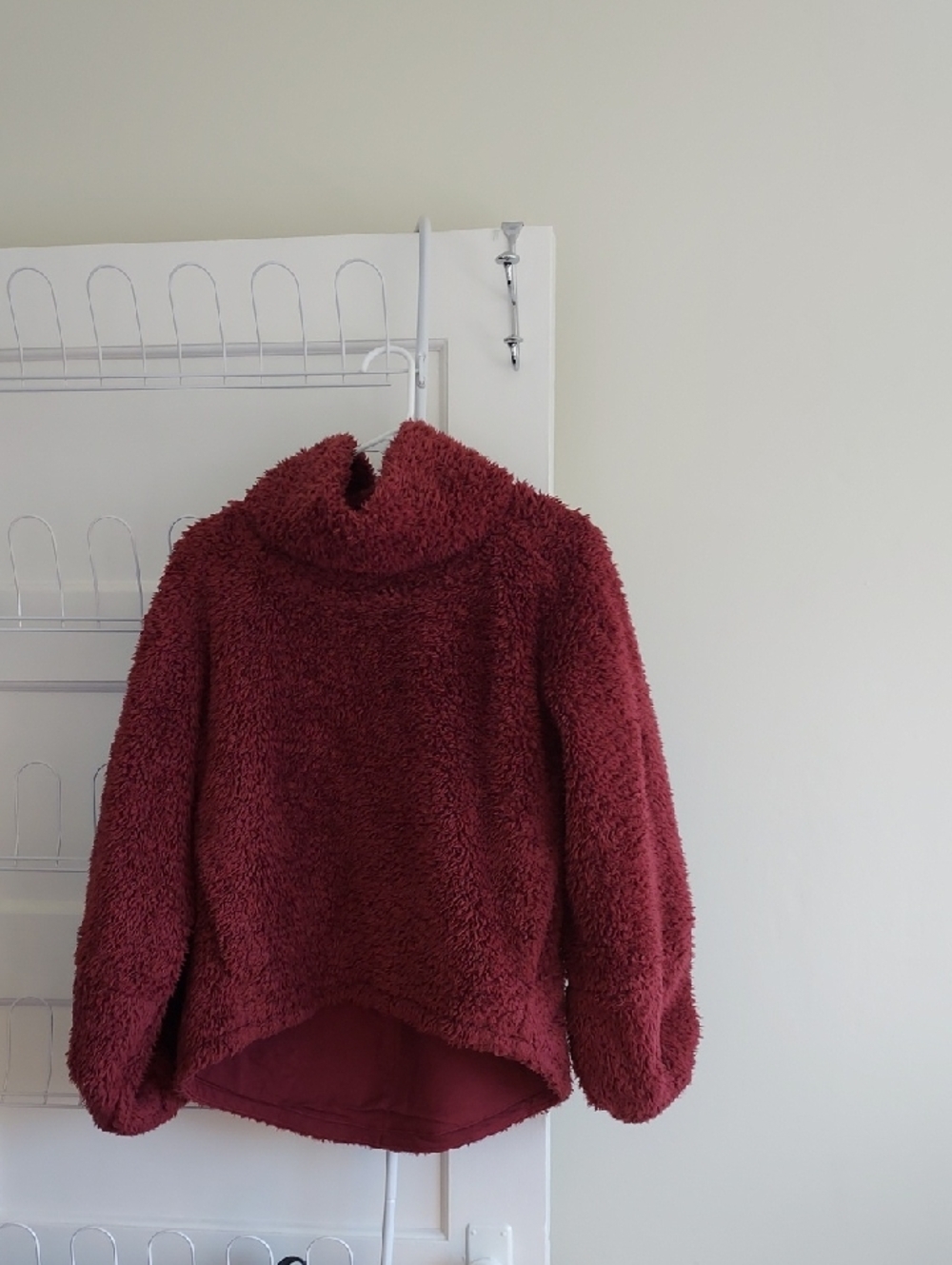 Lululemon Athletica Warm Restore Sherpa Pullover Fuzzy Teddy Size XS/Small